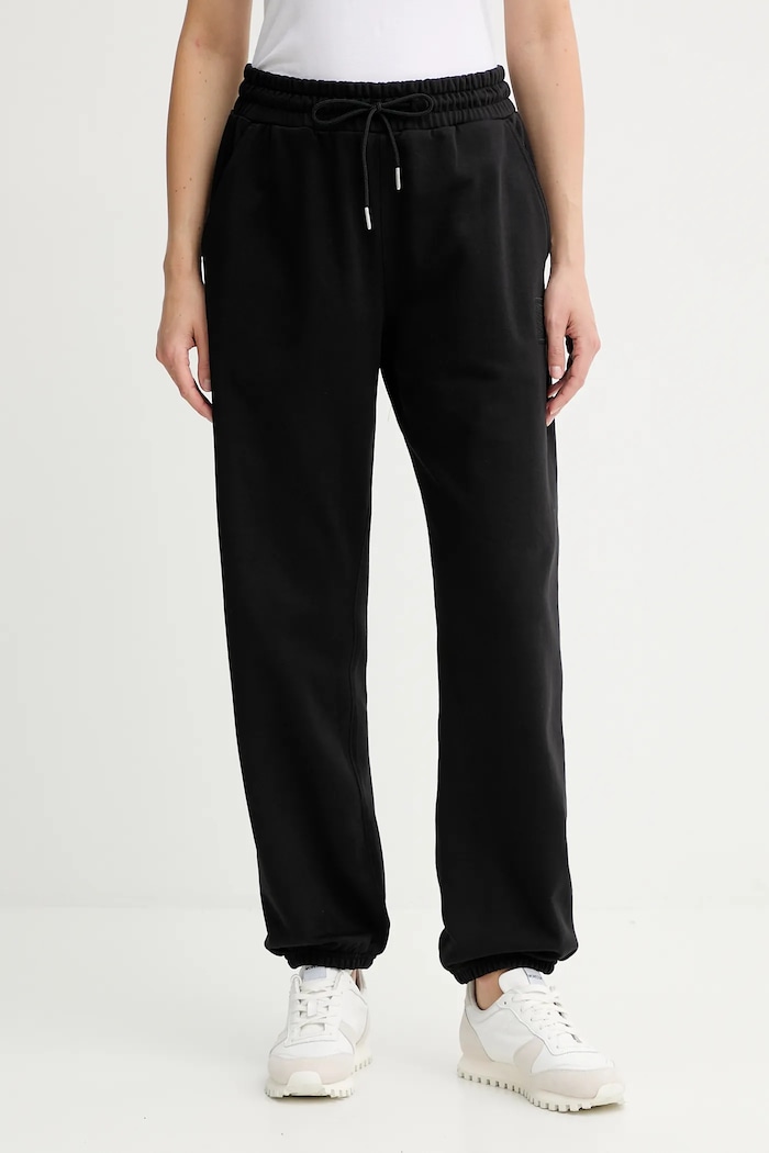 Tepláky Calvin Klein s elastanom čierna LV044D205G