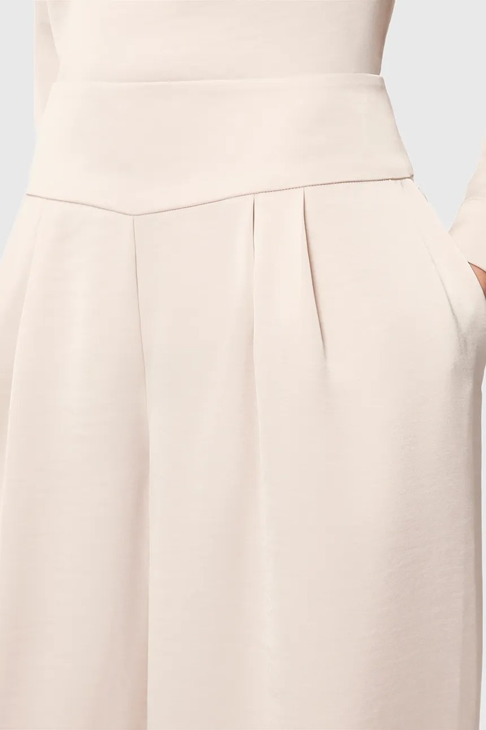 Ruházat AllSaints nadrág LEANNE W015TD fehér