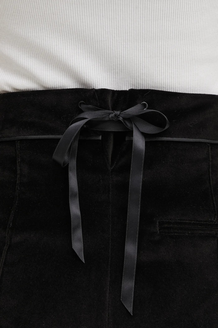adidas Originals pantaloni da tuta in velluto Velvet nero KF2304