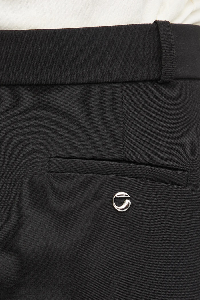 Παντελόνι Coperni Boyfriend μαύρο COPP117F3004