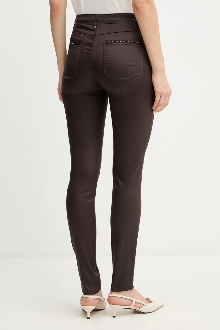 Abbigliamento Morgan pantaloni PALAO marrone