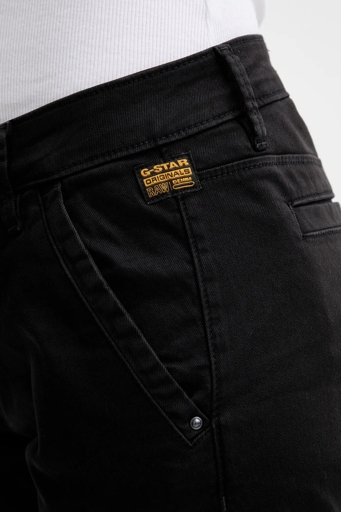 G-Star spodnie Kate Boyfriend Chino czarny D25257.C106