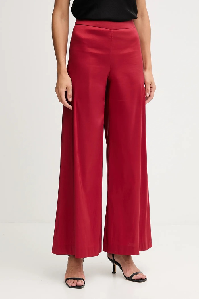 Nohavice Pedro del Hierro s elastanom burgundské 7602521