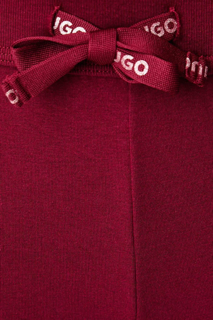 Dvodijelna pidžama za žene s pamukom HUGO ID_PANT HUGO 50556326 crvena