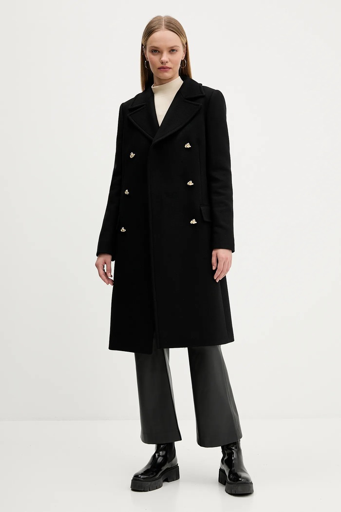 Nohavice HUGO Hamunelle-1 50546824 čierna AW25