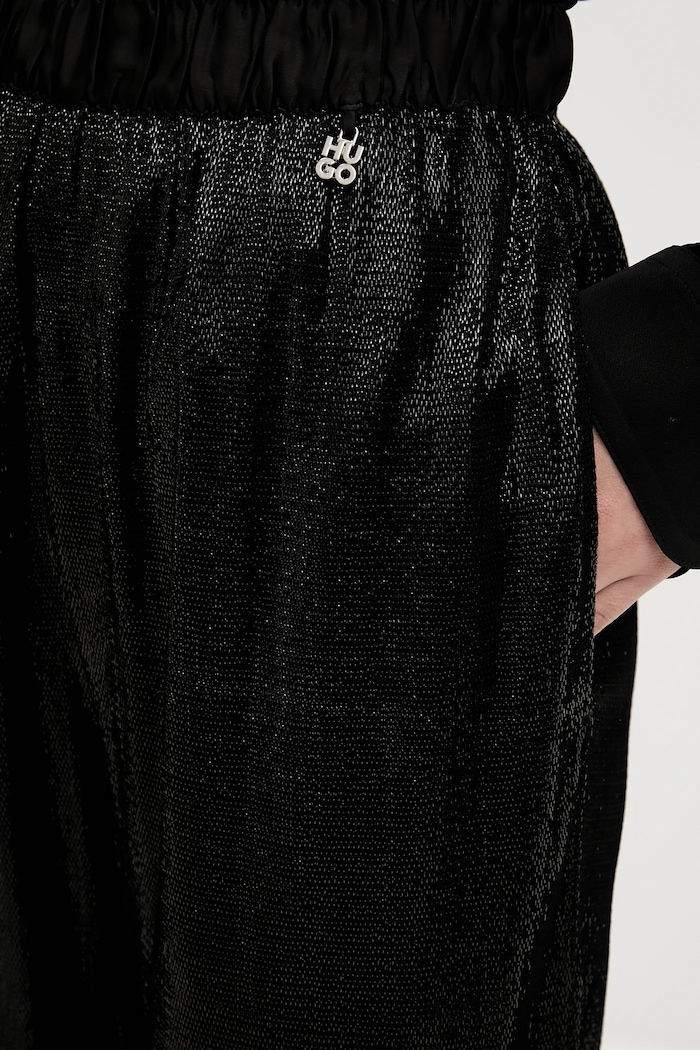 HUGO pantaloni Hiresa-1 negru 50548404