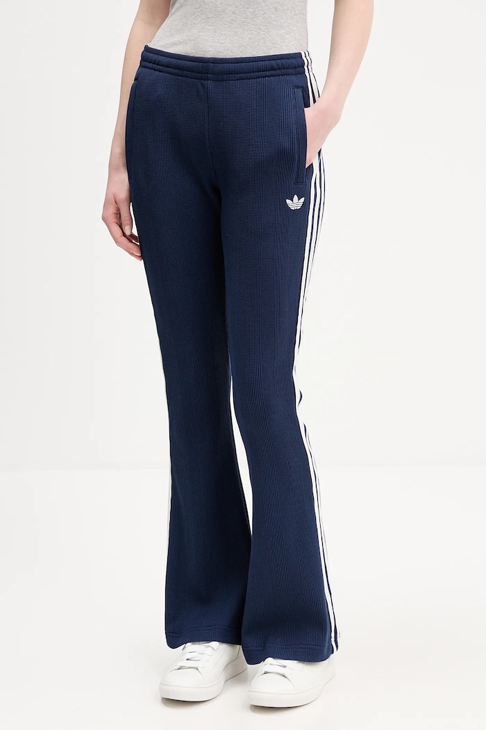 adidas Originals spodnie dresowe Waffle aplikacja niebieski KR7654