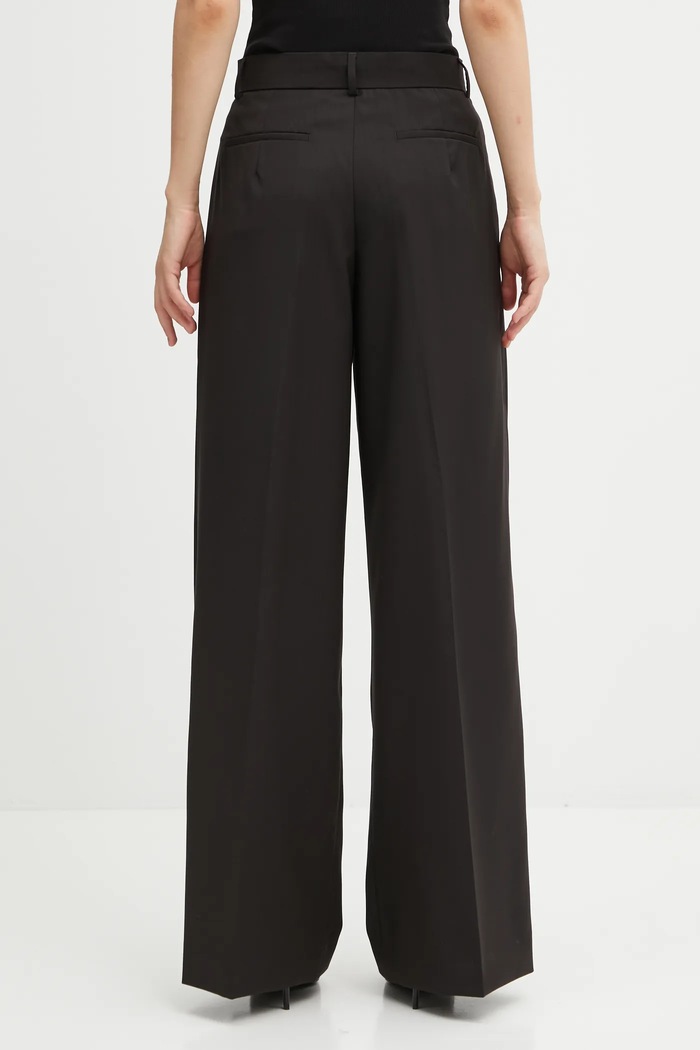 Clothing Sportmax wool trousers VELA 2522136021600 brown
