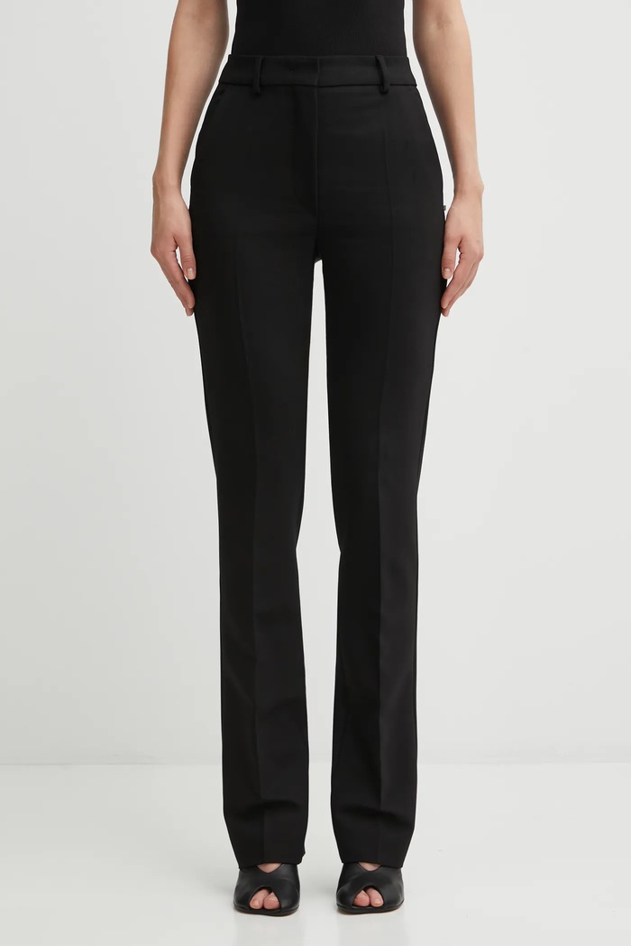 Nohavice Sportmax FETTA s elastanom čierna 2522136051600