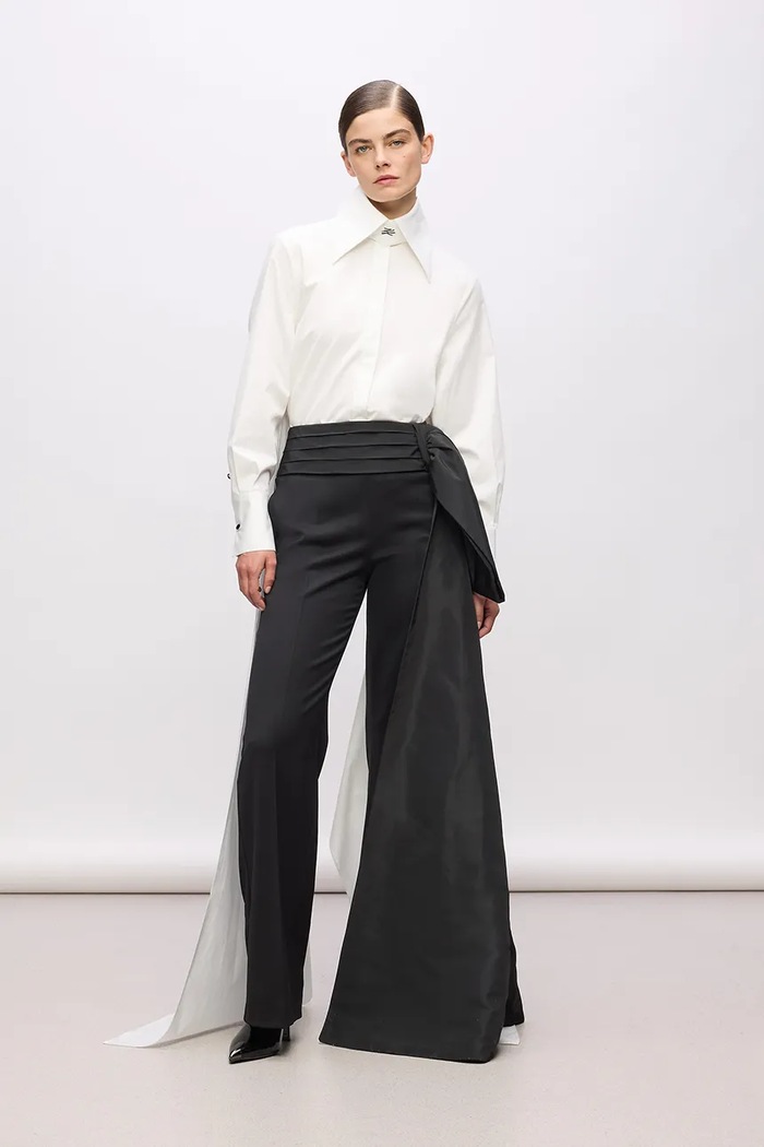 Παντελόνι Karl Lagerfeld Studio μαύρο A4W10131