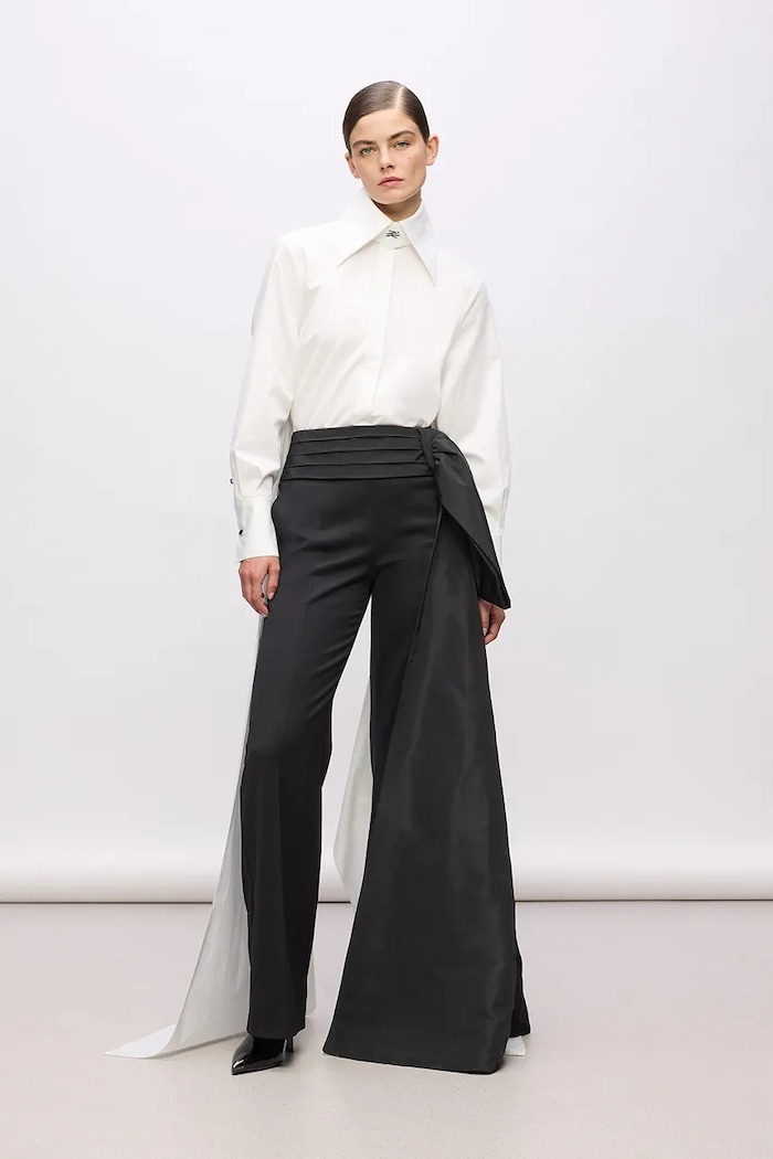 Παντελόνι Karl Lagerfeld Studio μαύρο A4W10131
