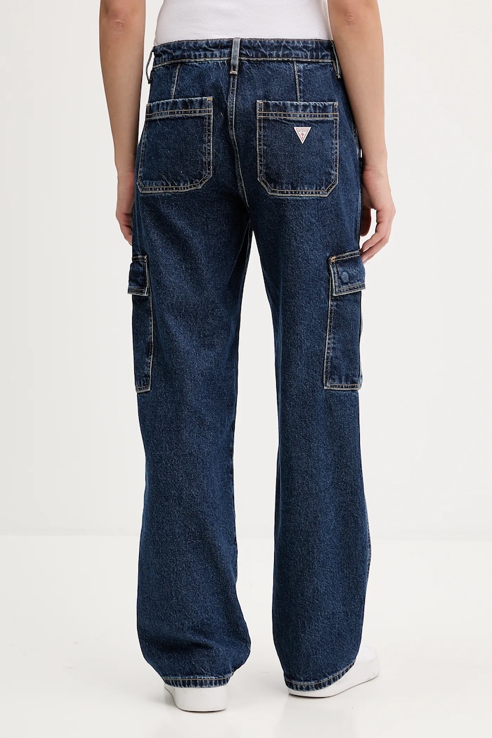 Ρούχα Τζιν παντελόνι Guess Jeans W5RA1R.D5M41 σκούρο μπλε