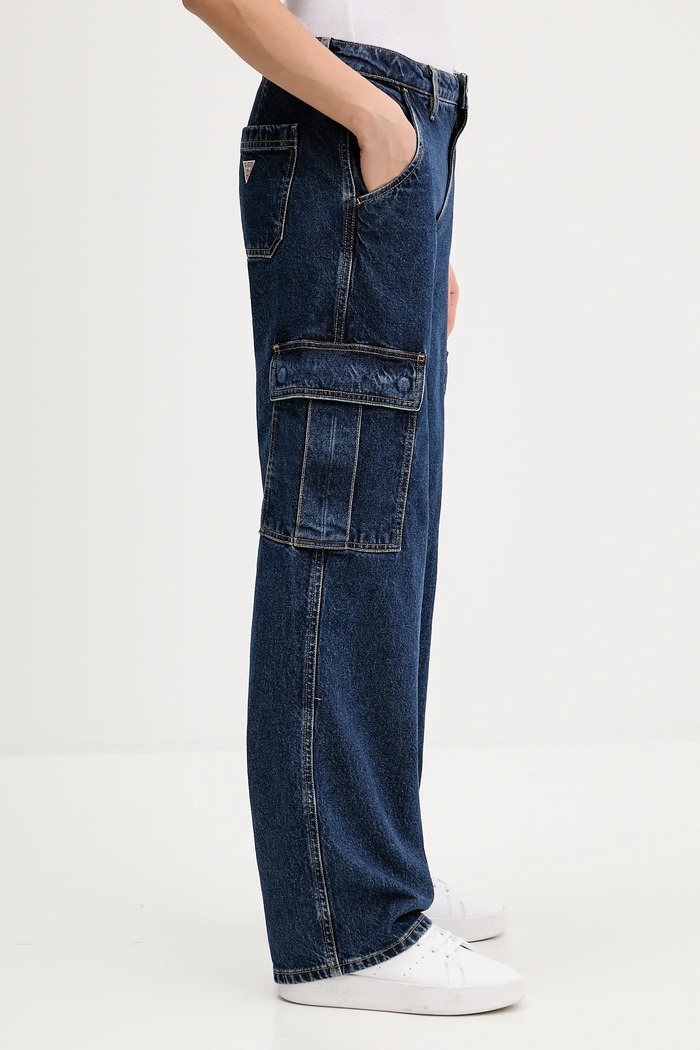 Τζιν παντελόνι Guess Jeans σκούρο μπλε W5RA1R.D5M41