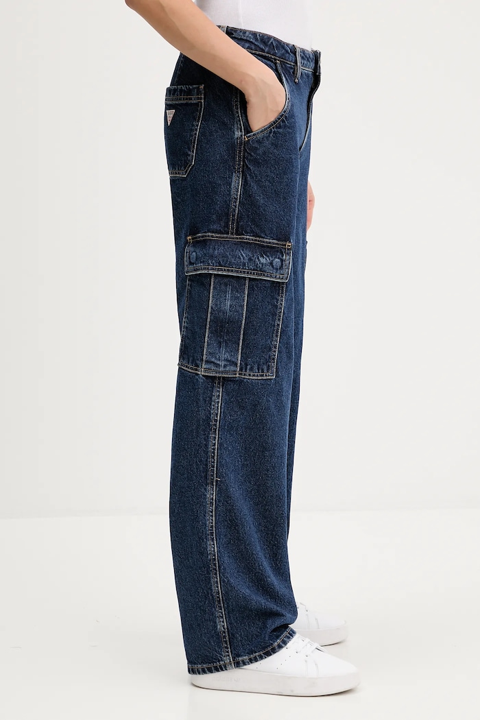 Τζιν παντελόνι Guess Jeans σκούρο μπλε W5RA1R.D5M41