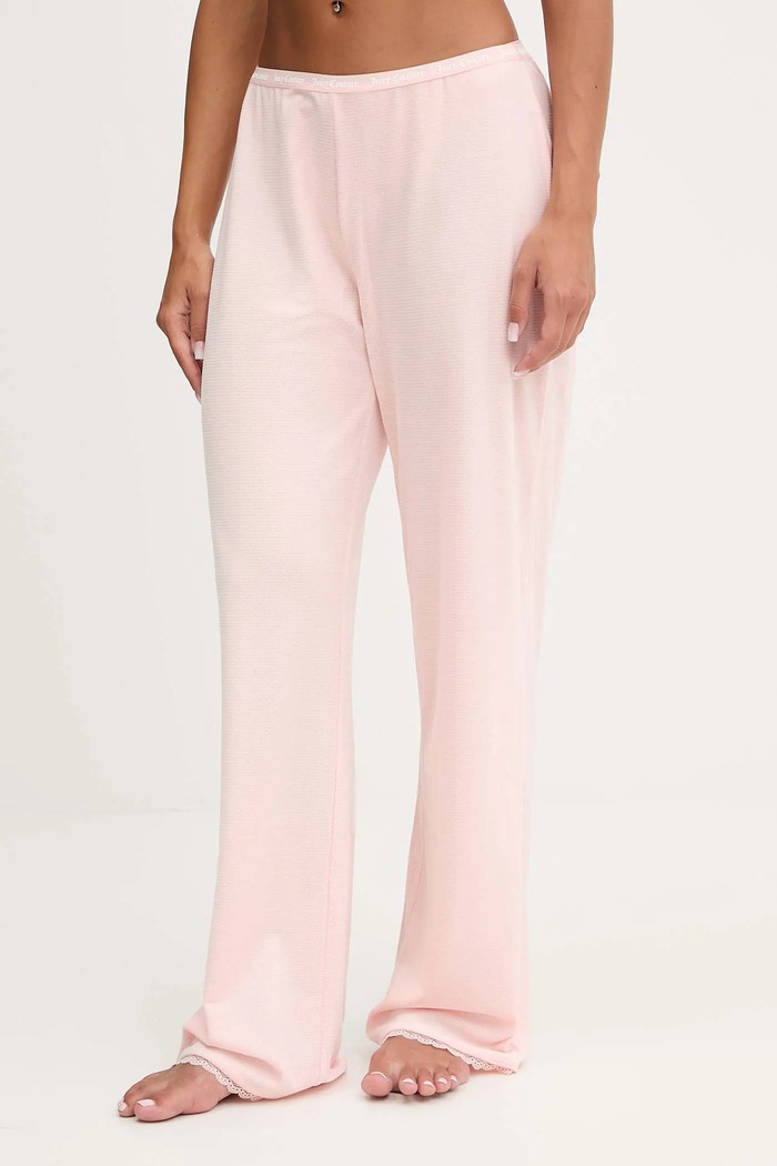 Nohavice Juicy Couture s elastanom ružová JCLBJ225508