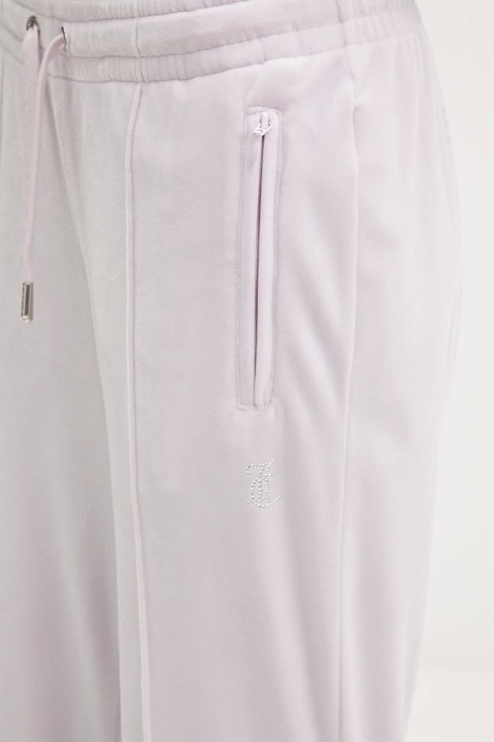 Donji dio trenirke od velura Juicy Couture ljubičasta JCWBJ225307