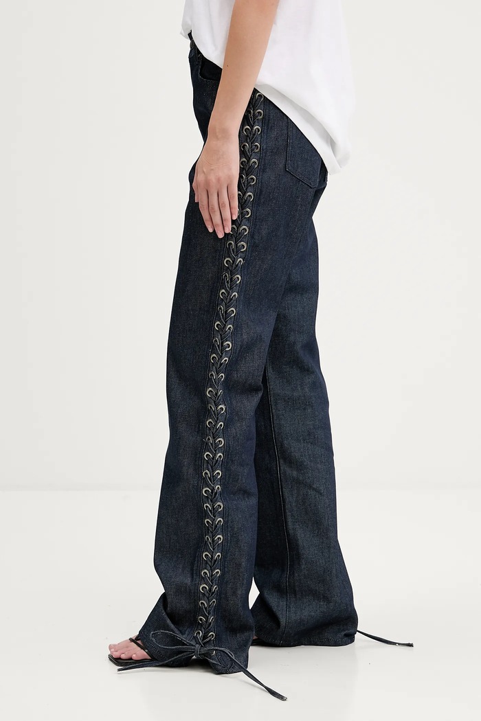 Rotate jeans blu navy 114584D03