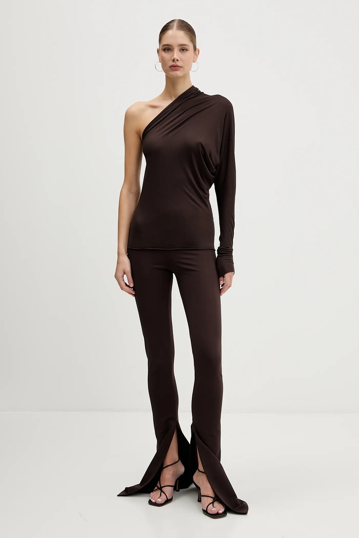 Rick Owens Lilies spodnie Carmen LI02E3331.JCVS brązowy AW25