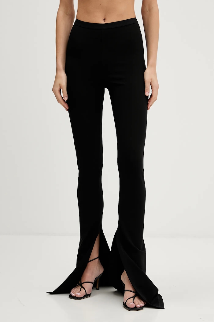 Rick Owens Lilies spodnie Carmen z elastanem czarny LI02E3331.JCVS