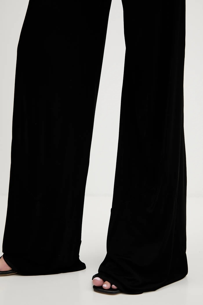Rick Owens Lilies pantaloni Bias negru LI02E3334.JVS