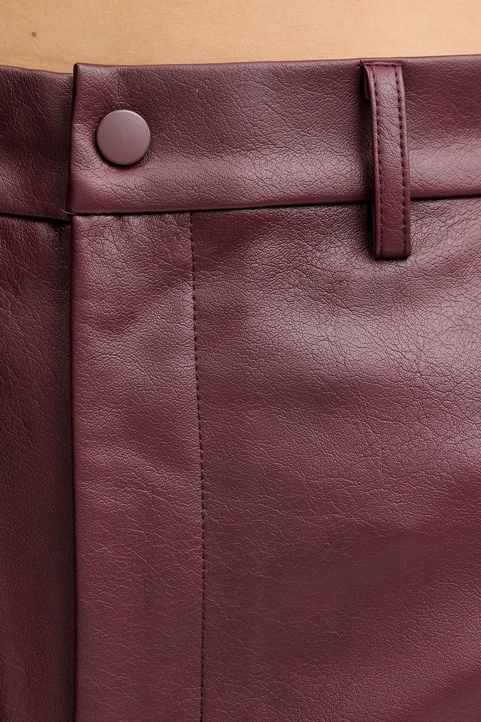 Bardot pantaloni burgundia 60077PB