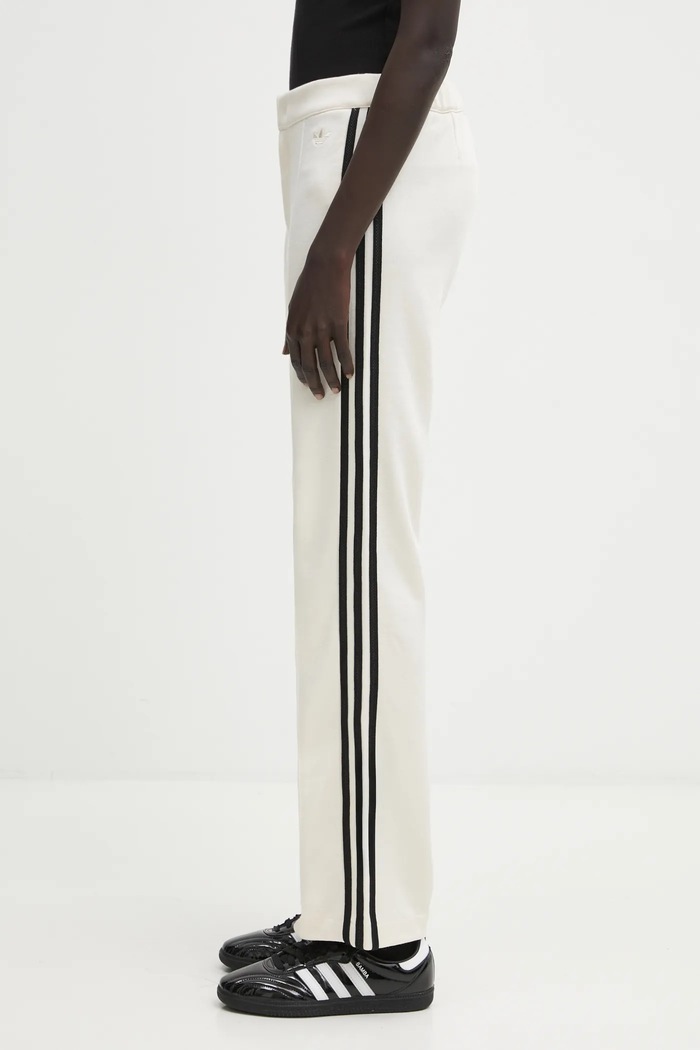 adidas Originals pantaloni x Wales Bonner W Ft Tp dritto bianco KD0352