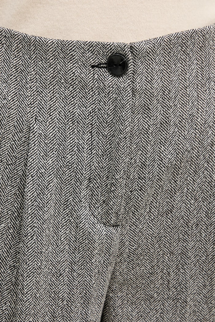 Sisley spodnie czarny 4D12LF07V
