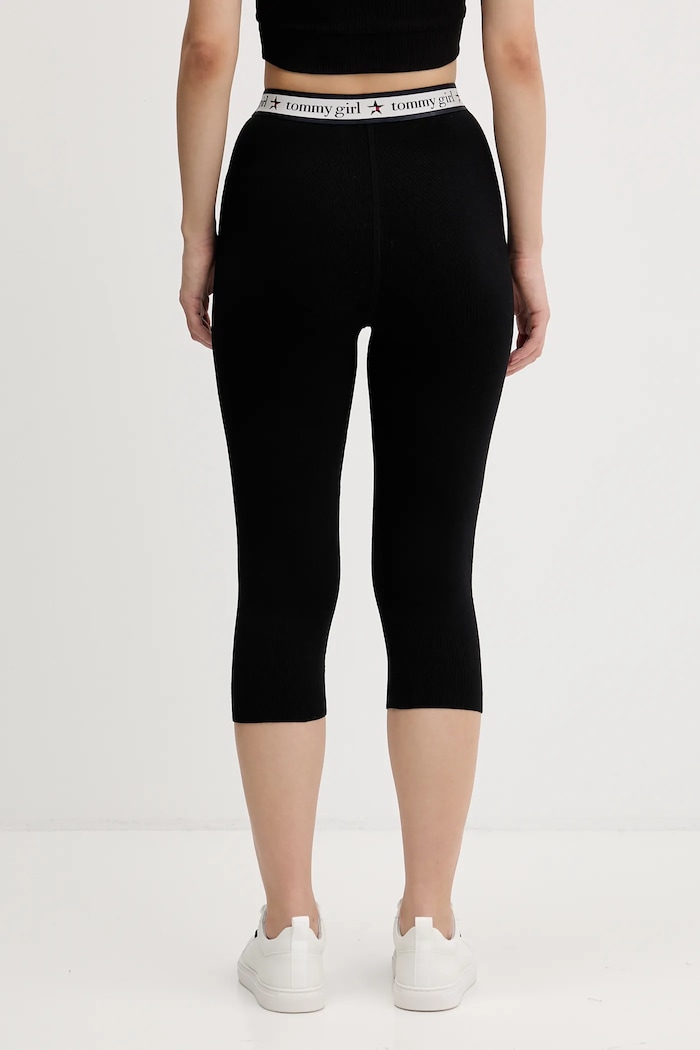 Îmbrăcăminte Tommy Jeans colanți DW0DW22506 negru