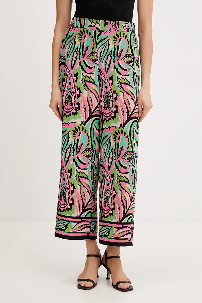 Joseph Ribkoff pantaloni cu modele verde 252142.