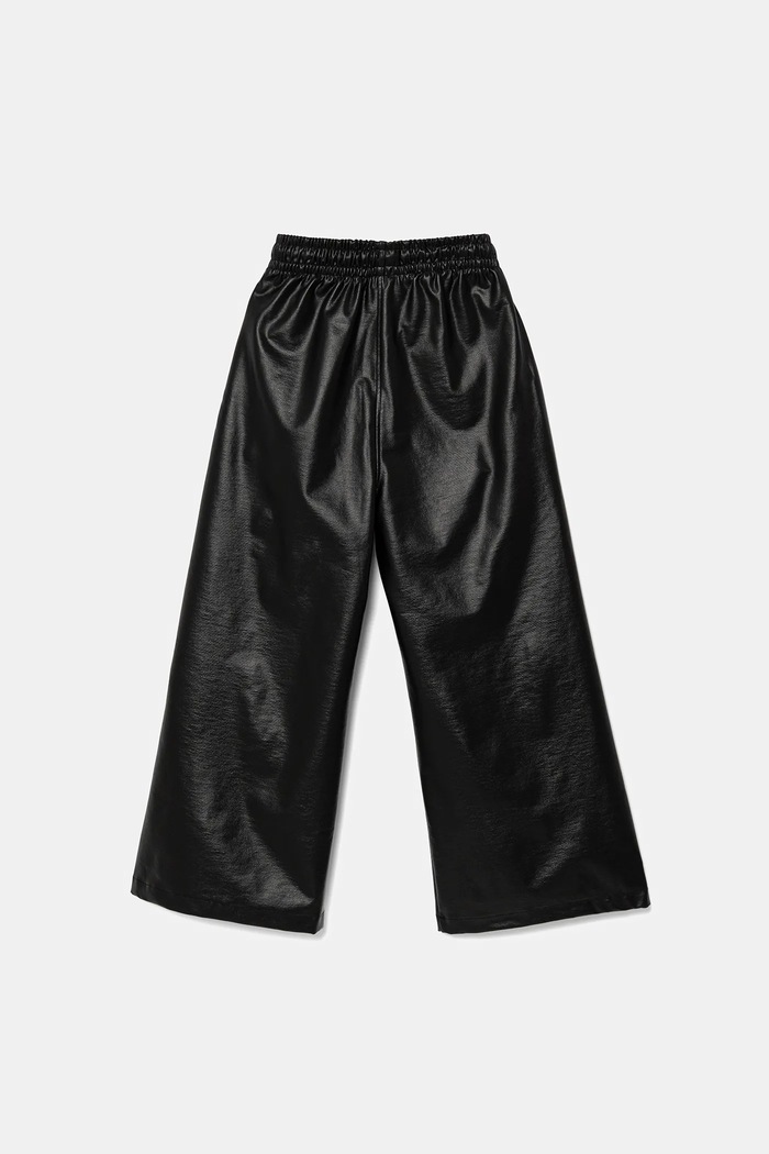 Момиче Панталон Calvin Klein Jeans FAUX LEATHER IG0IG02983.9BYA черен