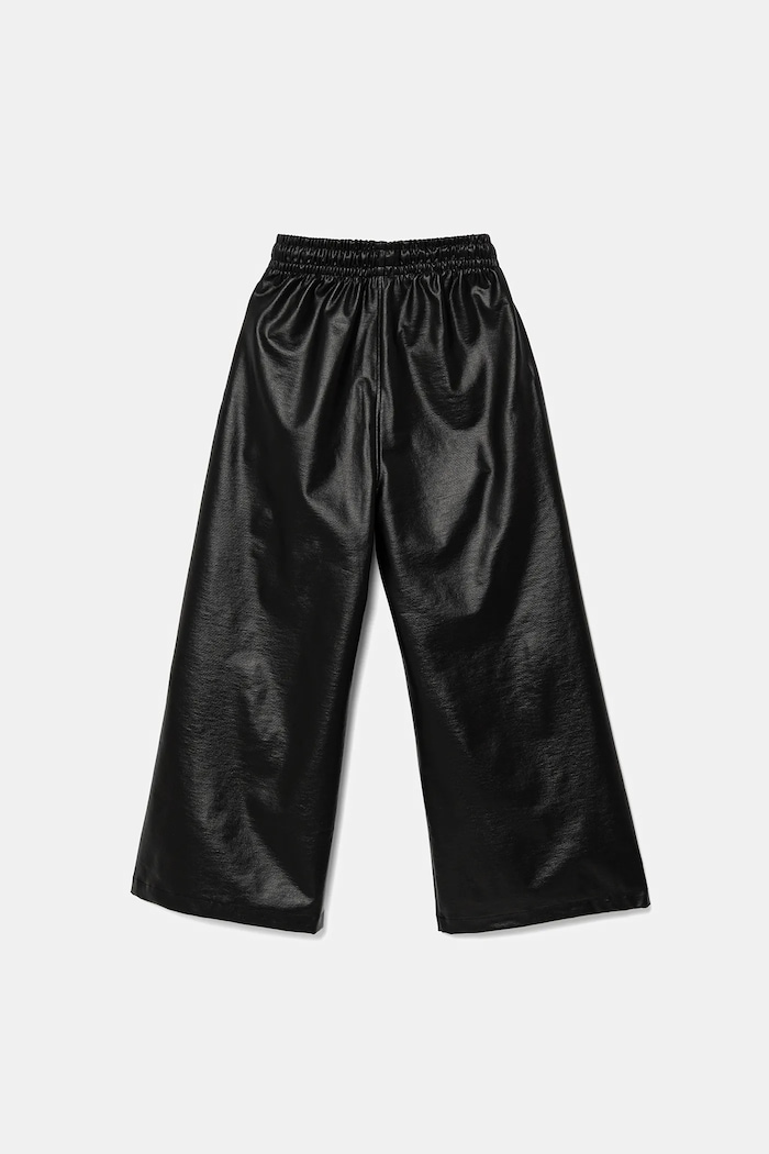 Момиче Панталон Calvin Klein Jeans FAUX LEATHER IG0IG02983.9BYA черен