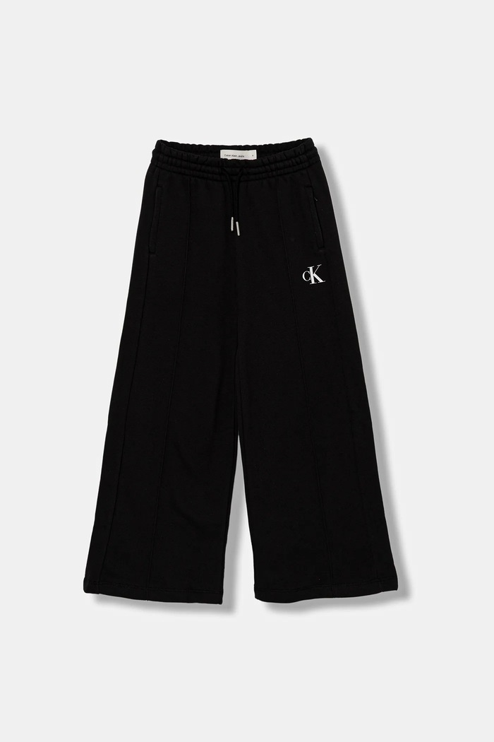 Detské tepláky Calvin Klein Jeans IG0IG02875.9BYA čierna AW25