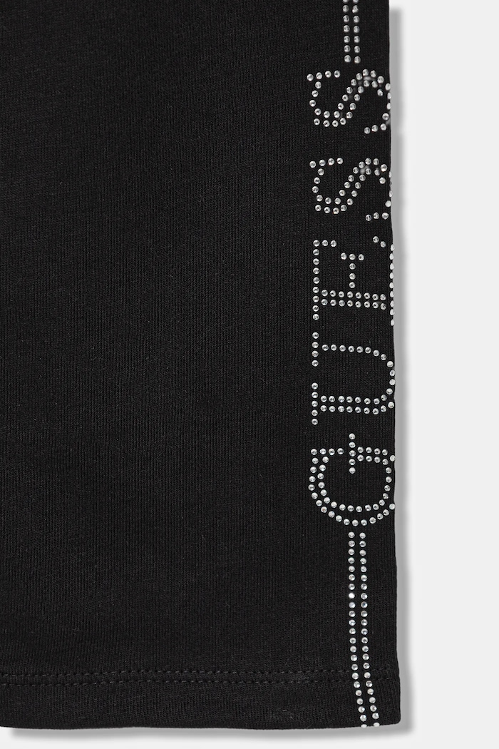 Dievča Detské bavlnené tepláky Guess J5YQ12.KA6R4.9BYA čierna