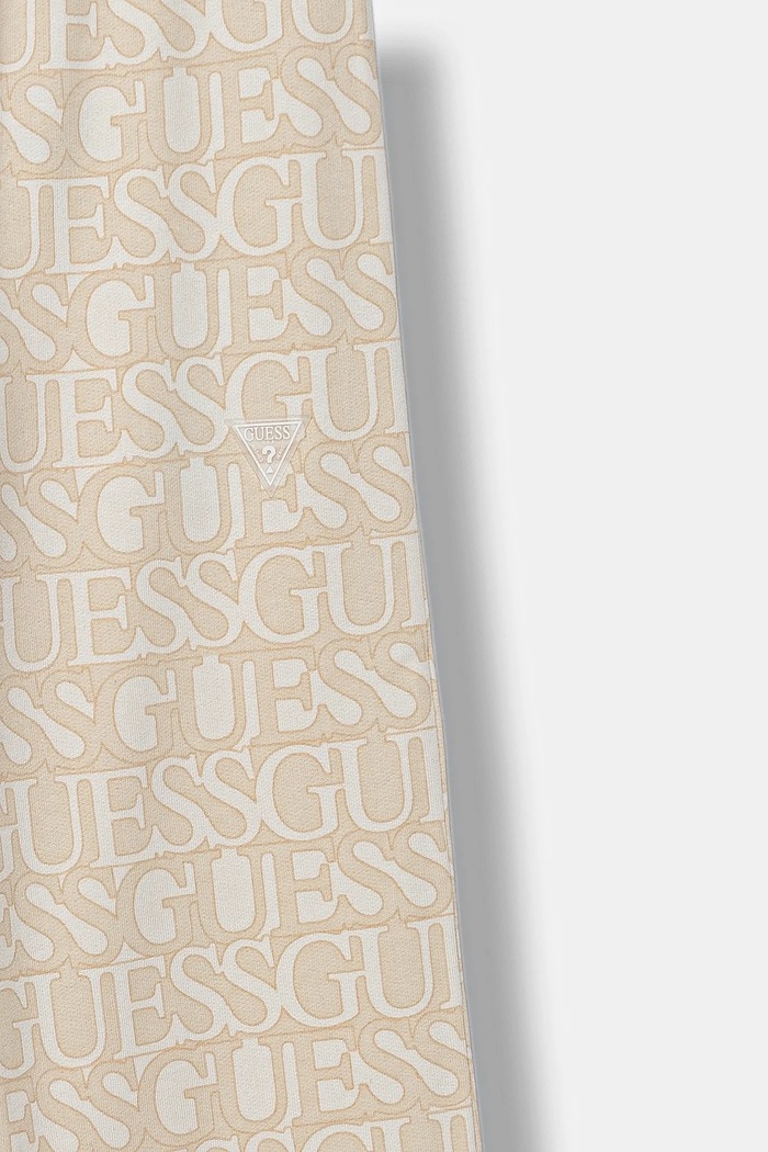 Dievča Detské bavlnené tepláky Guess J5YQ13.KAD74.9BYA béžová