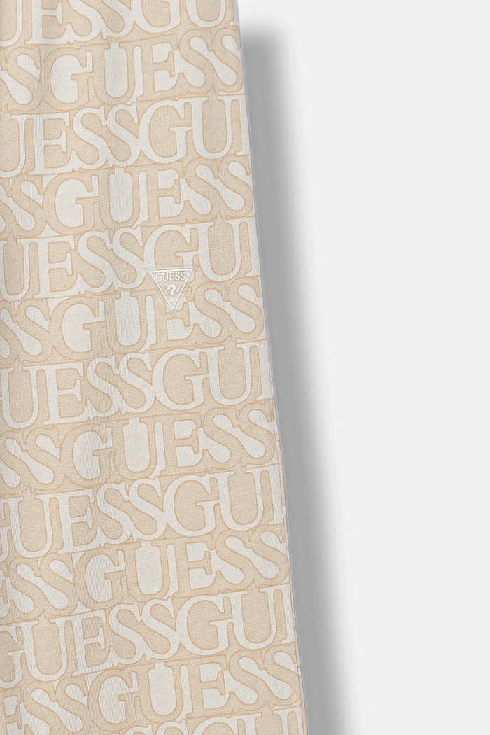 Dievča Detské bavlnené tepláky Guess J5YQ13.KAD74.9BYA béžová