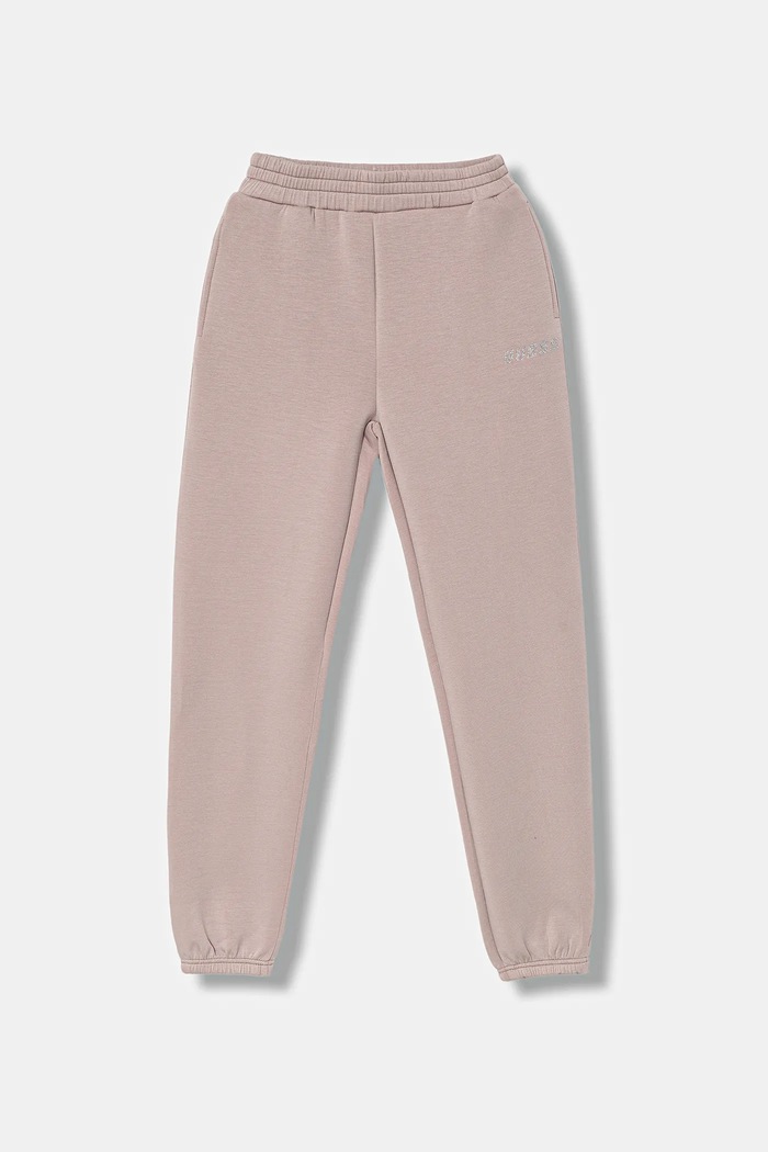 Guess pantaloni de trening pentru copii uni roz J5YQ27.K7UW2.9BYA