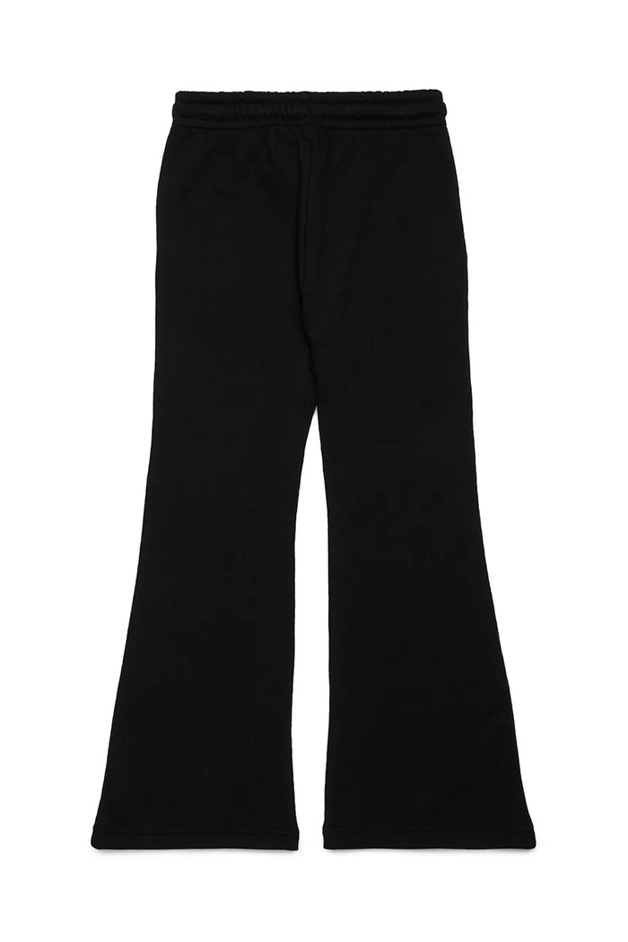 Diesel spodnie dresowe bawełniane dziecięce PEBIRT TROUSERS J02419 czarny AW25