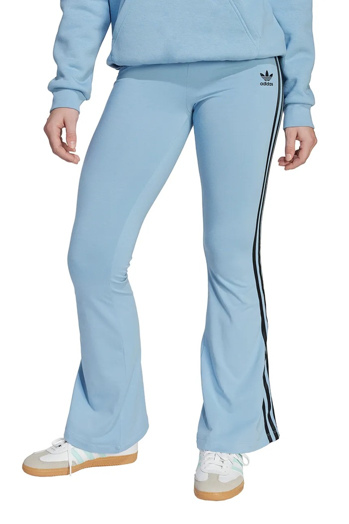 adidas Originals legginsy dziecięce aplikacja niebieski JV8616