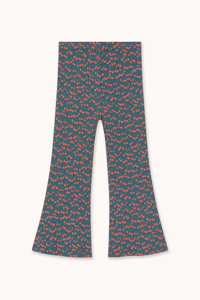 Dievča Detské nohavice Tinycottons MINI APPLES RIB PANT AW25.229 modrá