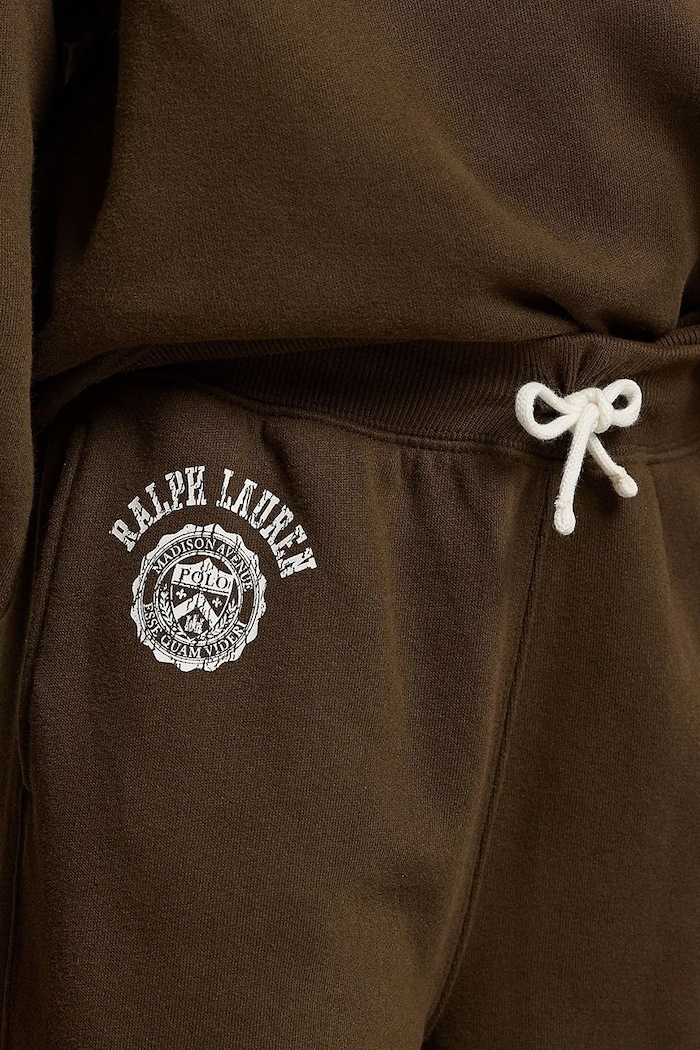 Дитячі спортивні штани з бавовною Polo Ralph Lauren 313979064003 коричневий