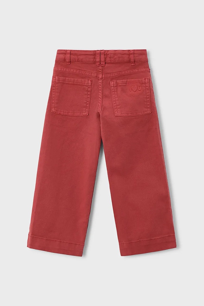 Mayoral pantaloni 4576.6J.Mini.9BYA rosu AW25