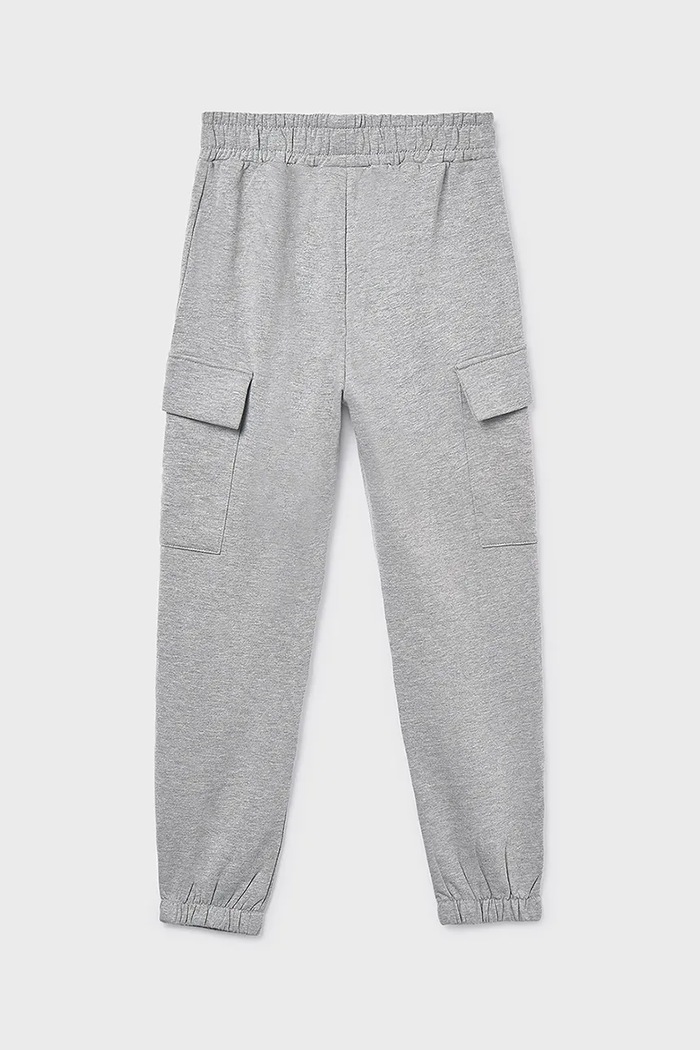 Παντελόνι φόρμας Mayoral jogger cargo 7578.8F.Junior.9BYA γκρί AW25