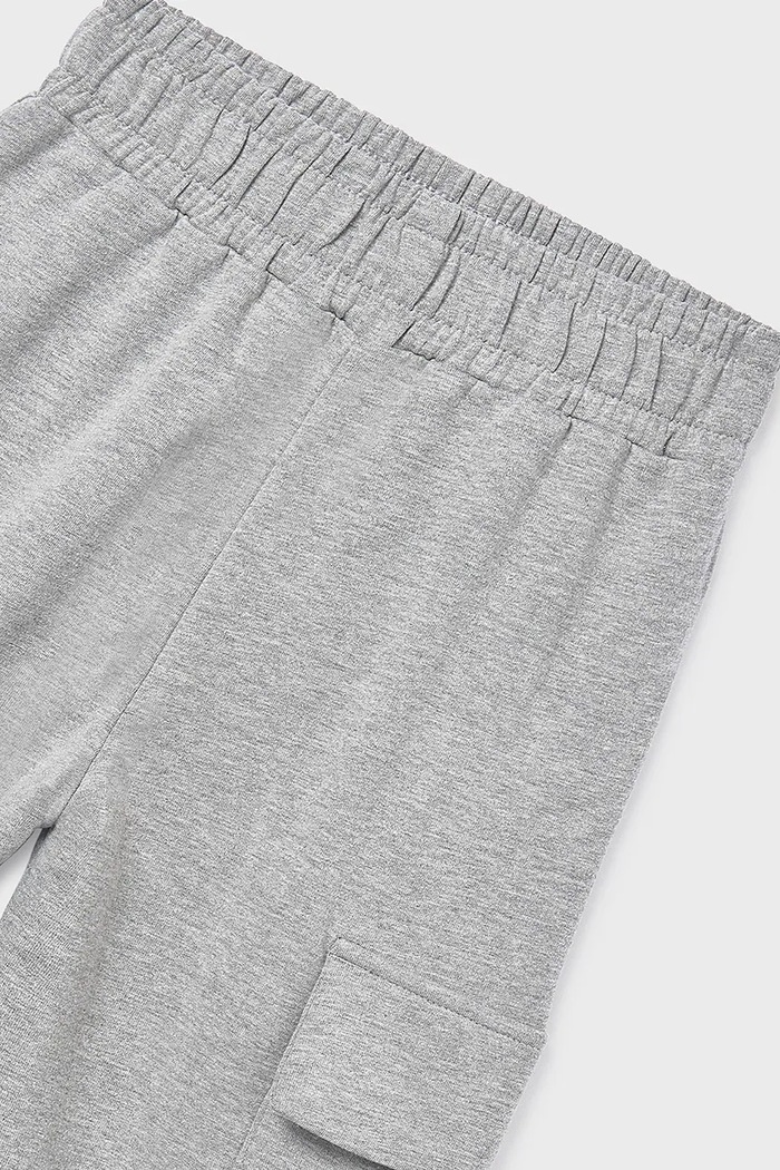 Κοριτσίστικα Παντελόνι φόρμας Mayoral jogger cargo 7578.8F.Junior.9BYA γκρί