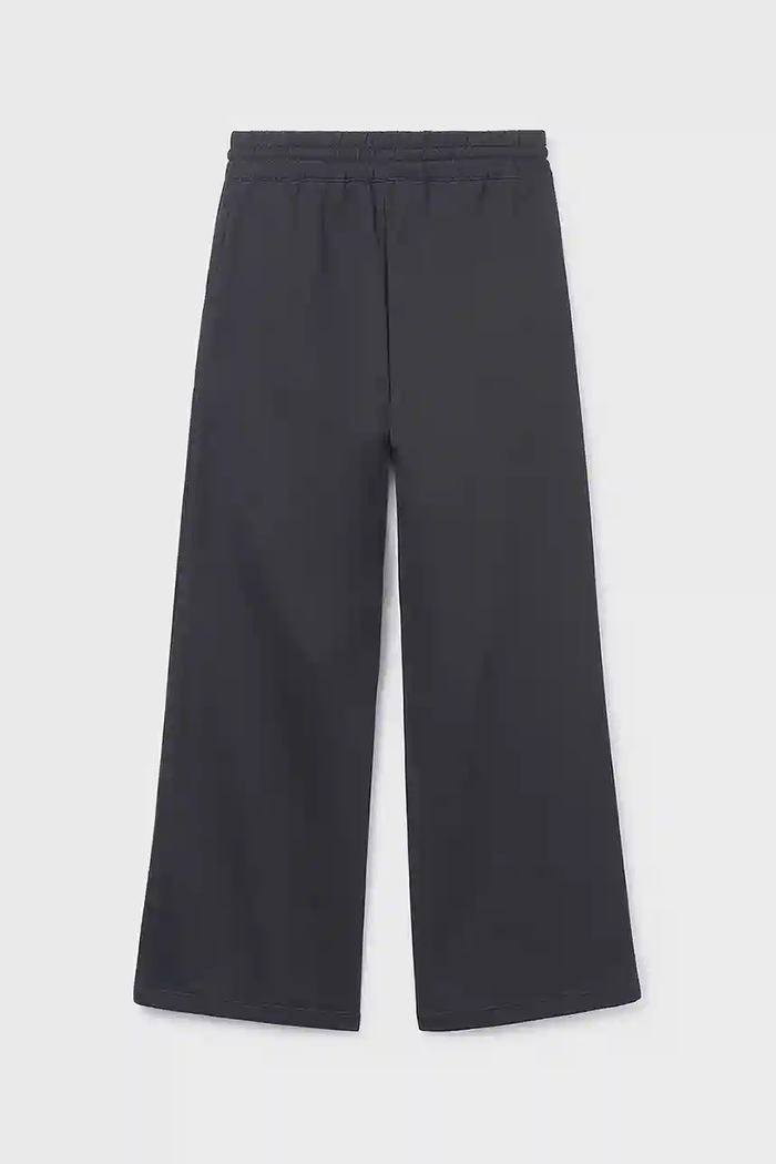 Детски панталон Mayoral wide leg 7579.8F.Junior.9BYA черен AW25