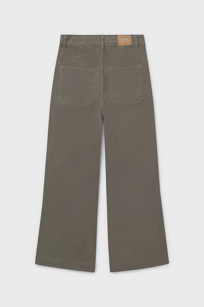 Detské nohavice Mayoral wide leg 7580.8G.Junior.9BYA zelená AW25