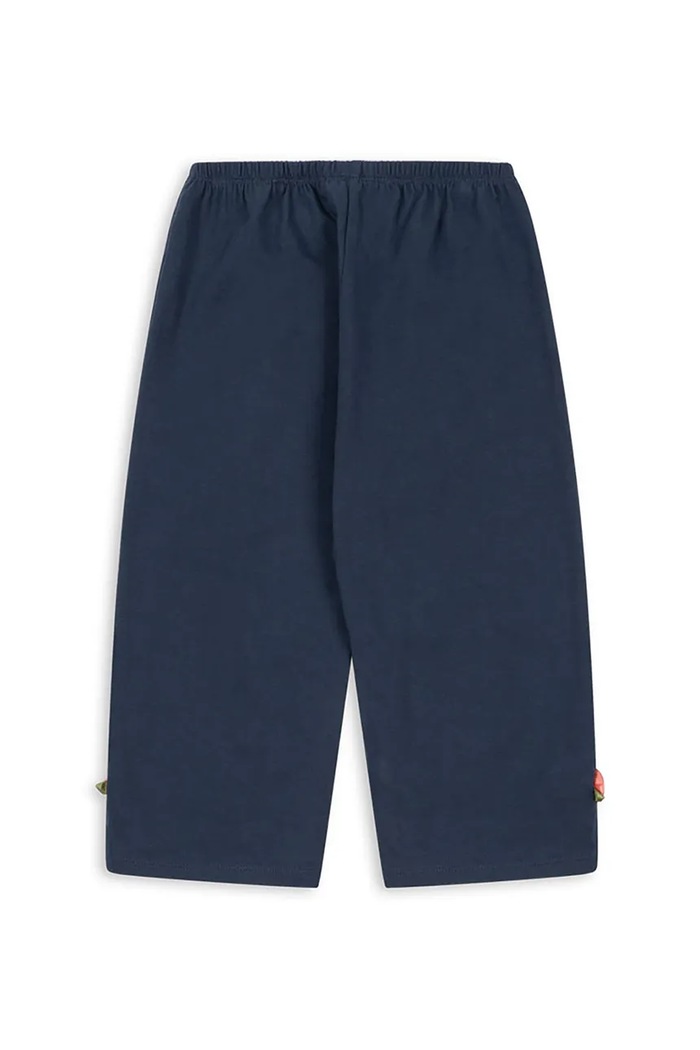 Konges Sløjd pantaloni de bumbac pentru copii PAMI PANTS GOTS KS103956.9BYA bleumarin AW25
