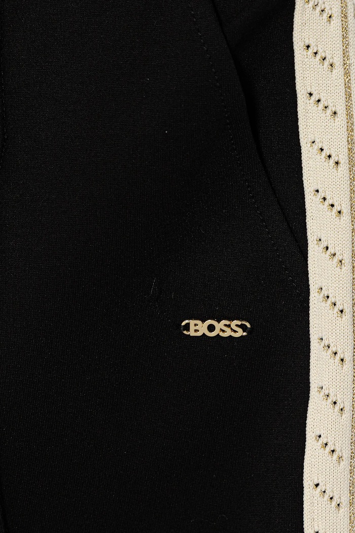 Fete BOSS pantaloni de trening pentru copii J52415.126.150 negru