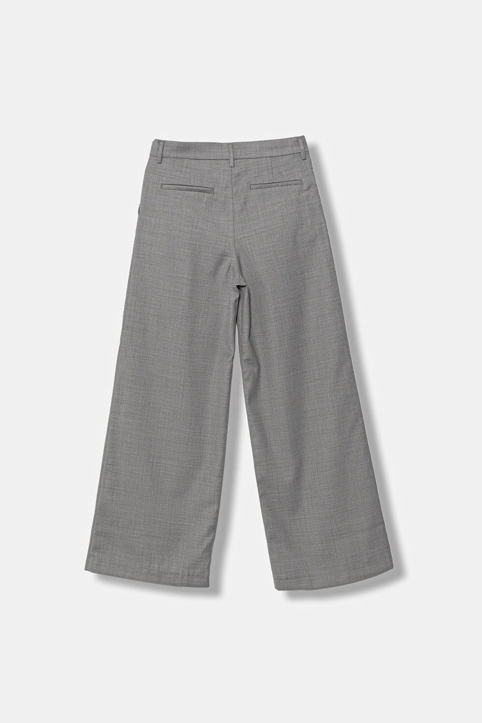 Pinko pantaloni de lână pentru copii KFPA037.C.ML025 gri AW25