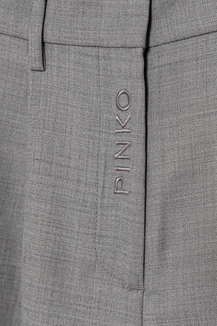 Fete Pinko pantaloni de lână pentru copii KFPA037.C.ML025 gri