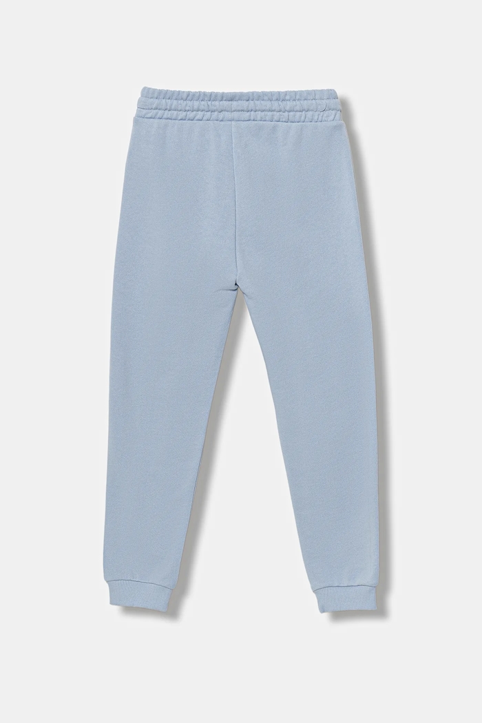 United Colors of Benetton Spodnie dresowe bawełniane dziecięce 3J68CF02H.G.Season.9BYA niebieski AW25